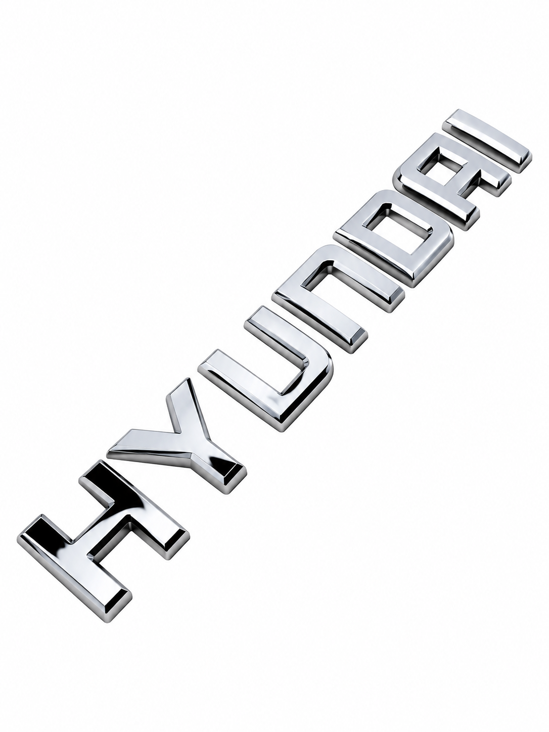 Emblema Cromado para Hyundai 13CMX6.5CM