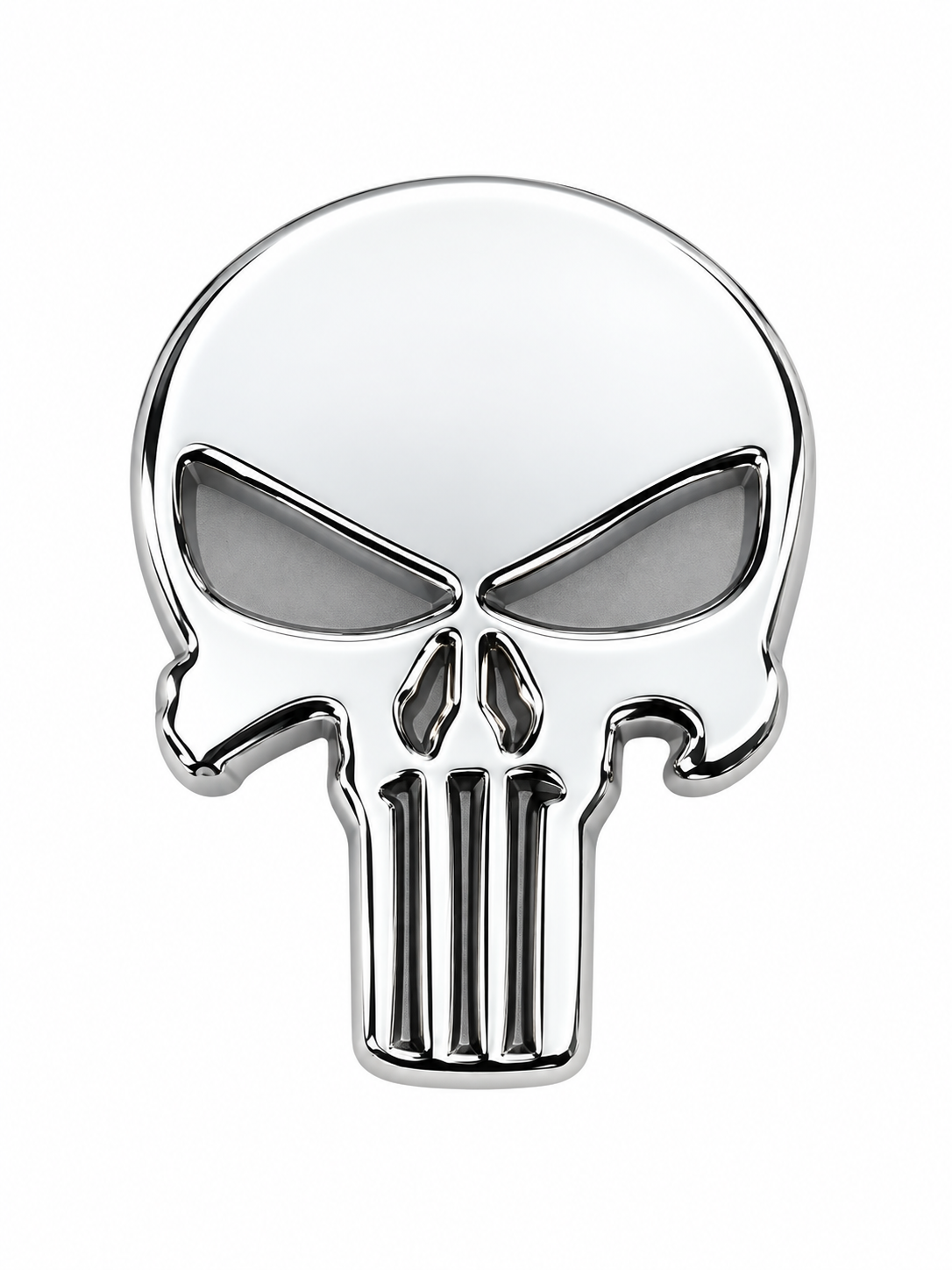 Emblema Cromado Calavera