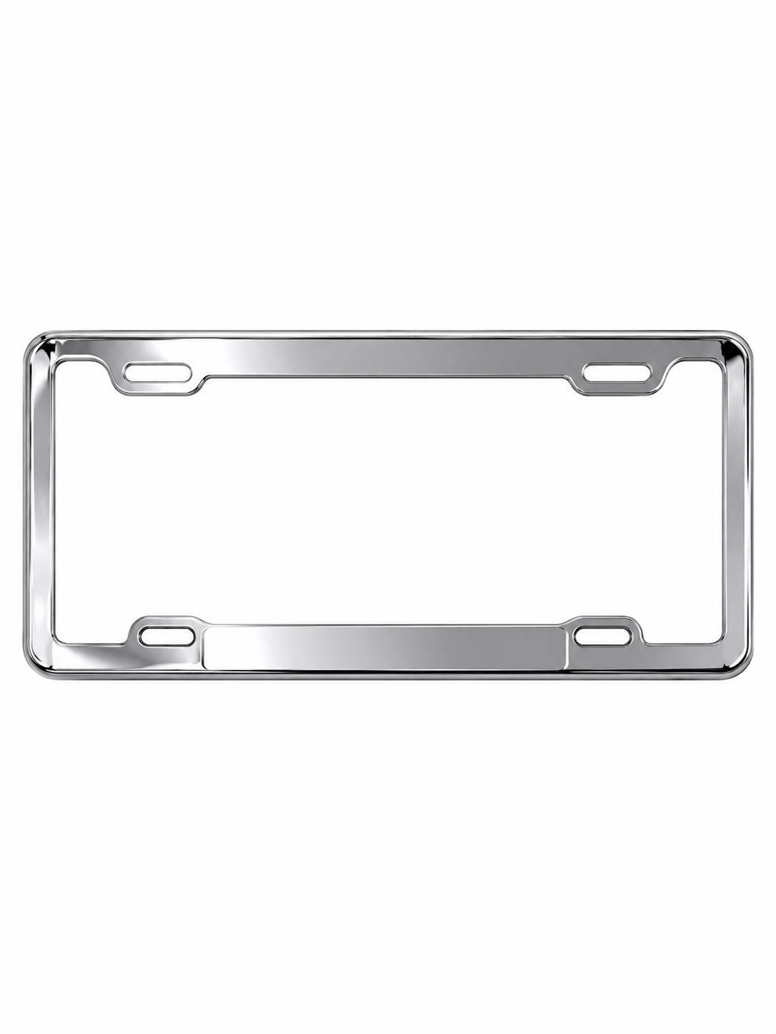 Porta Placa Cromado