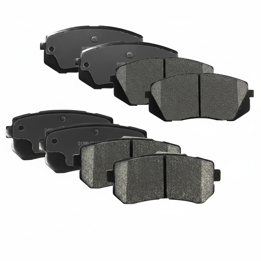 Pastillas de freno cerámica Hyundai Elantra 2009-2012 Tucson 2011 en adelante Accent 2006-2011 I30 2007 en adelante Kia Sportage 2011-2014 Forte 2010-2013 Rio 2006-2010 Trasera
