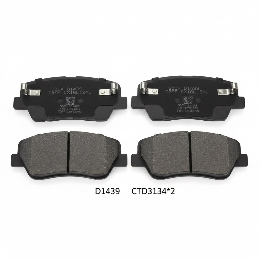 Pastillas de freno cerámica Kia Sorento 2010 en adelante Sonata 2002 en adelante Hyundai Santa Fe 2010 en adelante Genesis 2009-2013 Trasera