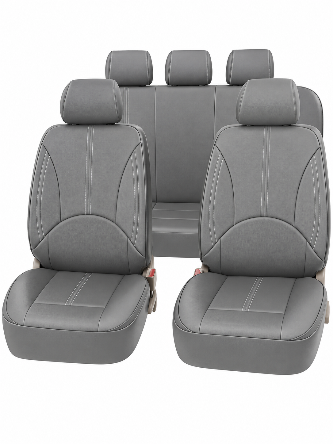 Cobertor de asiento Pu Gris 10 Pzas