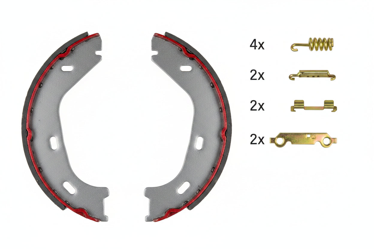 Zapatas de freno GMC W3500 Isuzu Forward 2001-2008 W4500 5 pulg.