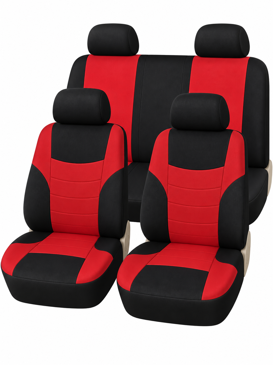 Cobertor de asiento Rojo 8 Pzas