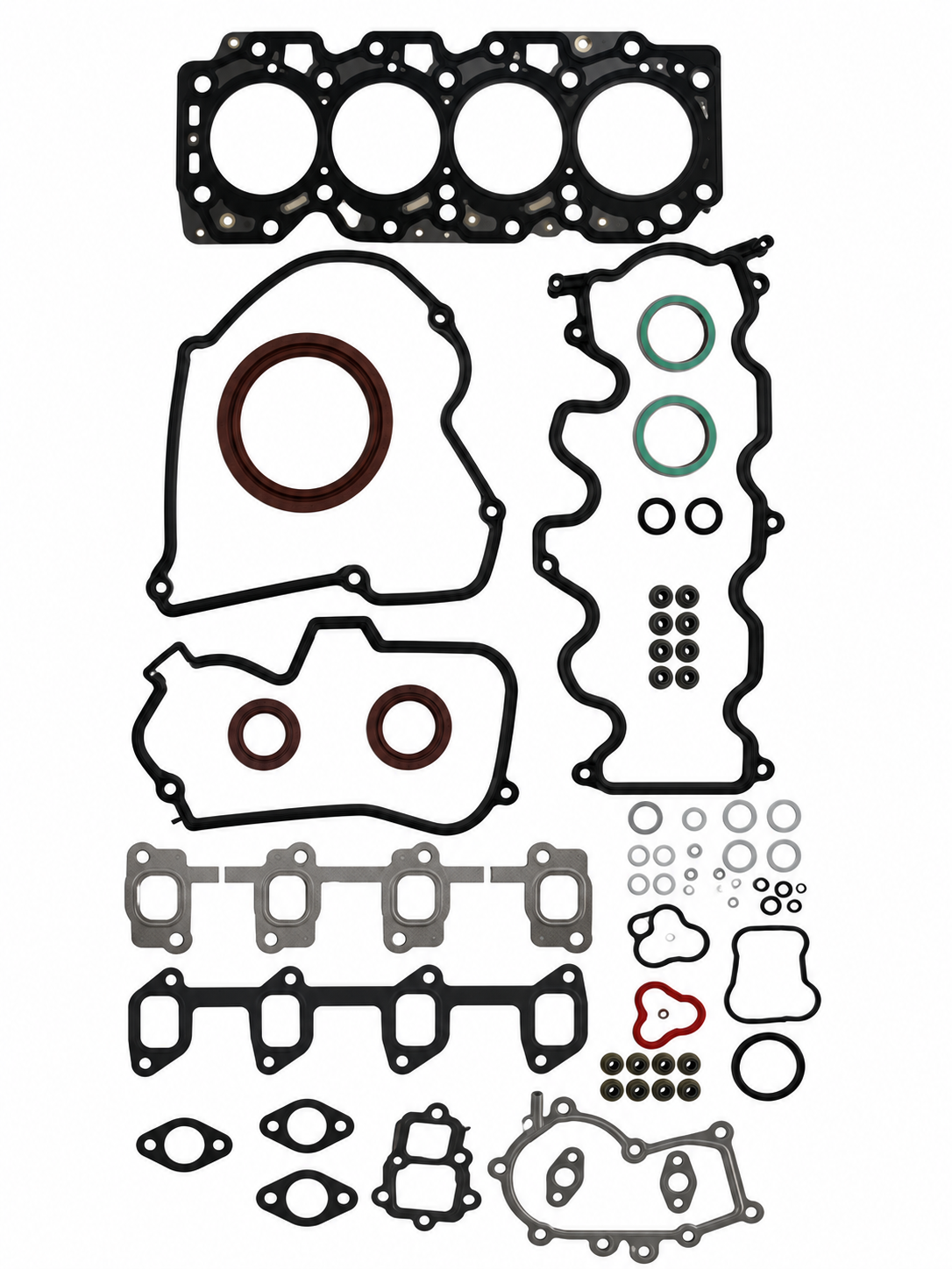 Kit de empaques de motor para Toyota Caldina 2C-T Metal