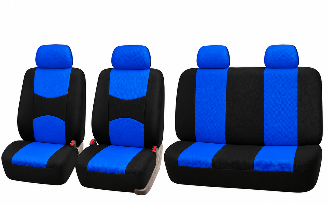 Cobertor de asiento Azul 8 Pzas
