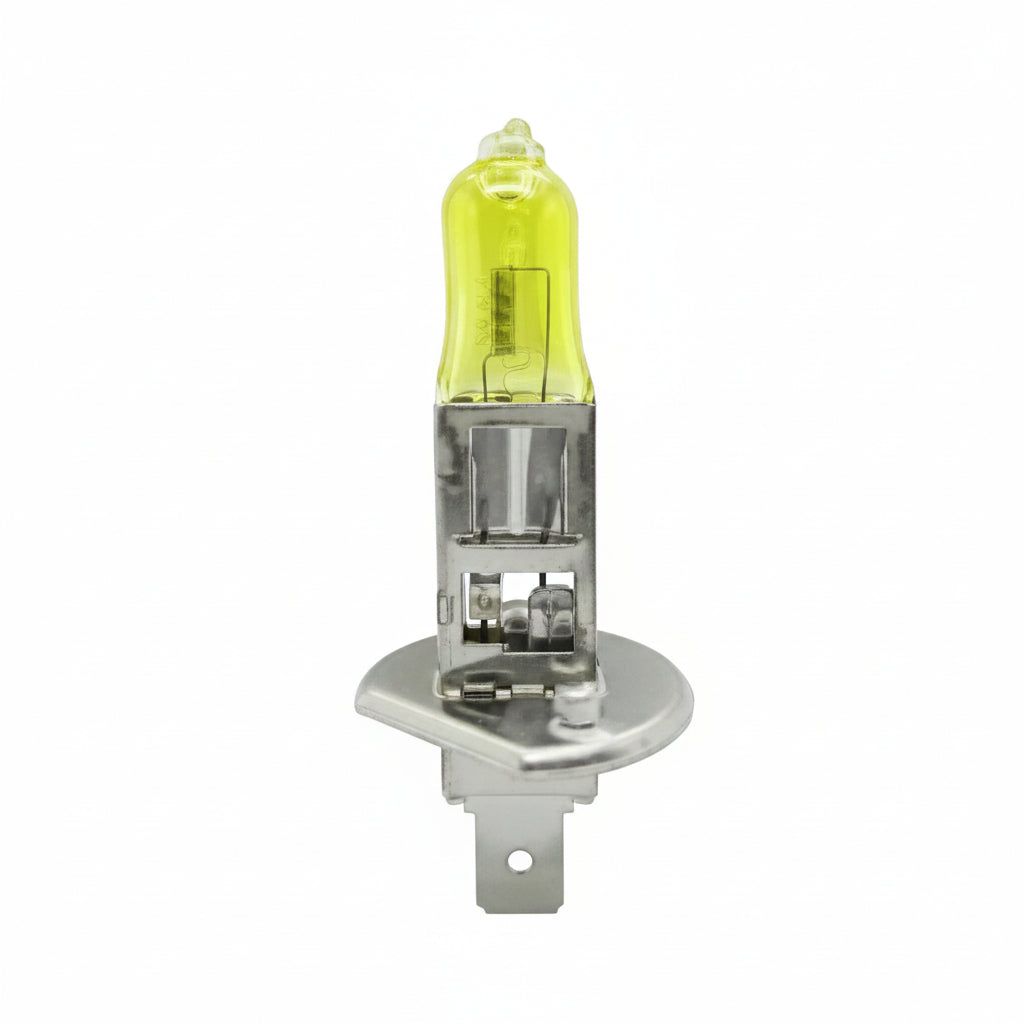 Bombillo halógeno H1 xenón amarillo 12V 100W