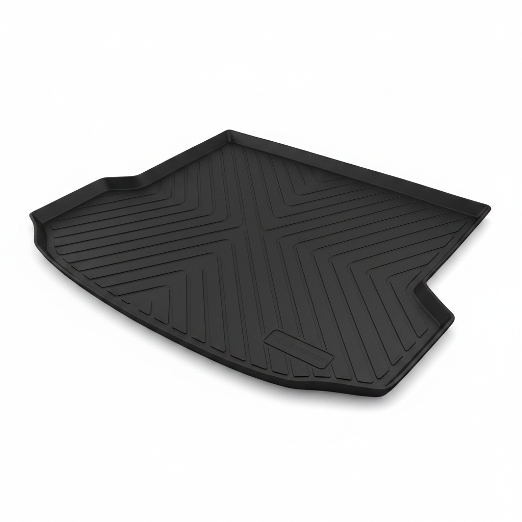 Alfombra de baúl Hyundai Santa Fe 2022 baúl 1 pieza 3D negra