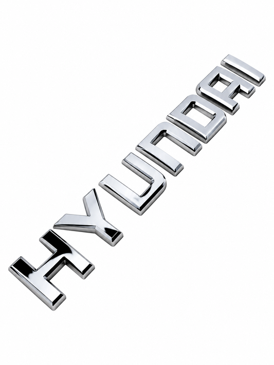 Emblema Cromado para Hyundai 13CMX6.5CM