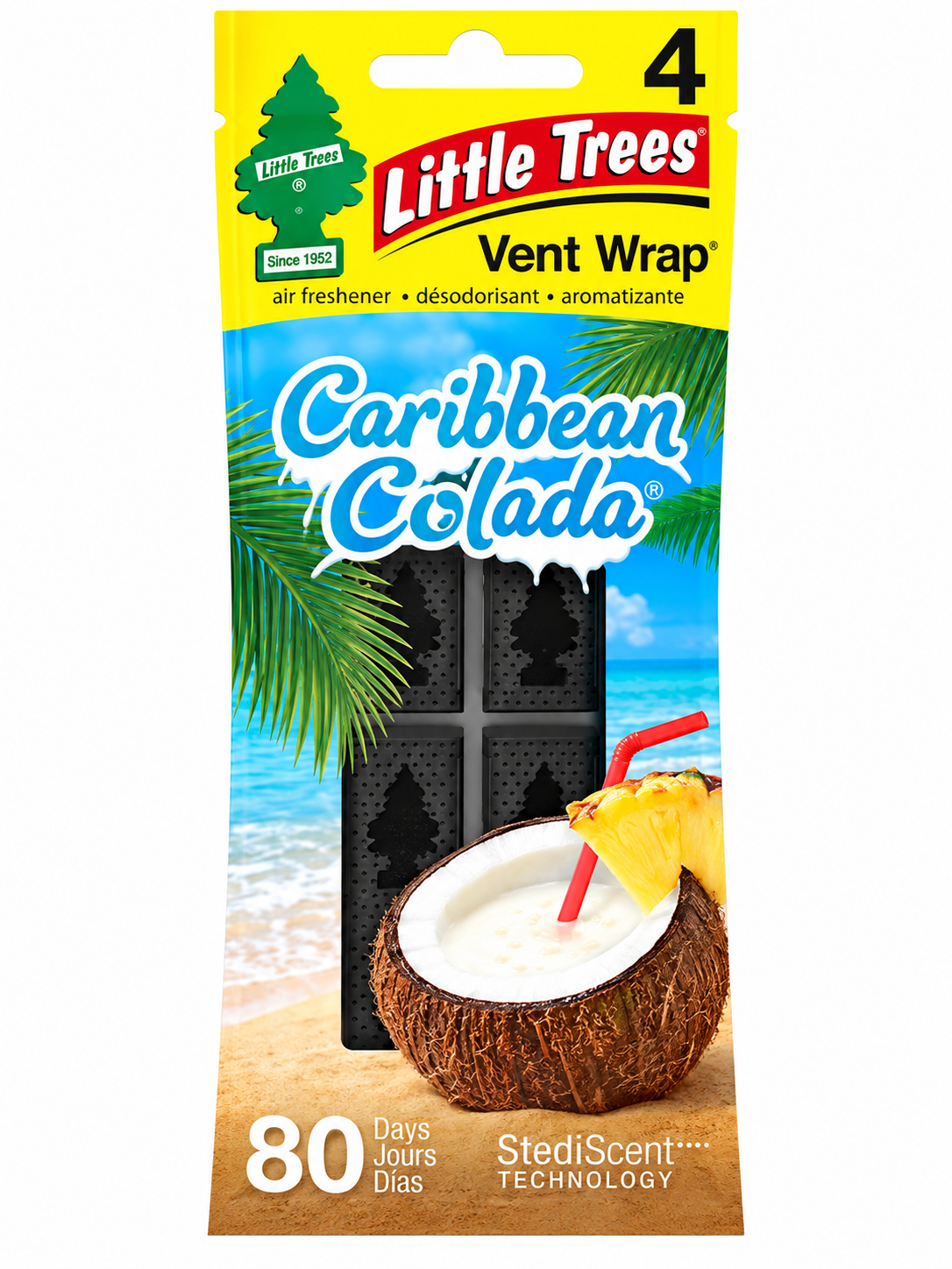 Aromatizante automotriz Little Box Vent Coco