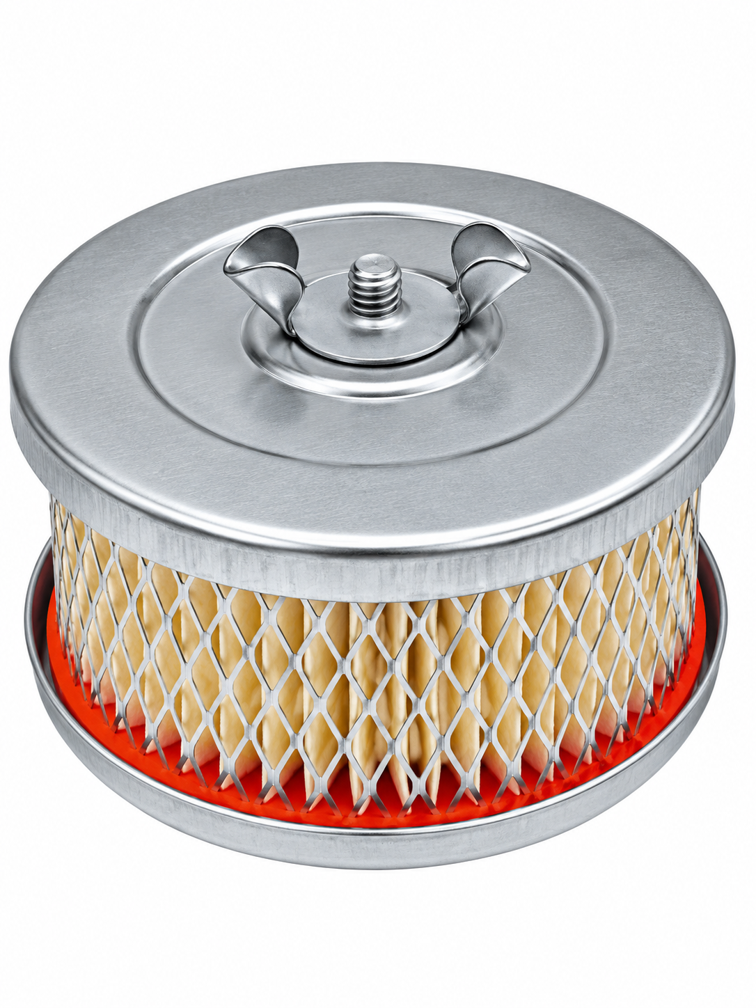 Filtro de Carburador Completo Cromado 6- 3/8";LAFA" Flasher