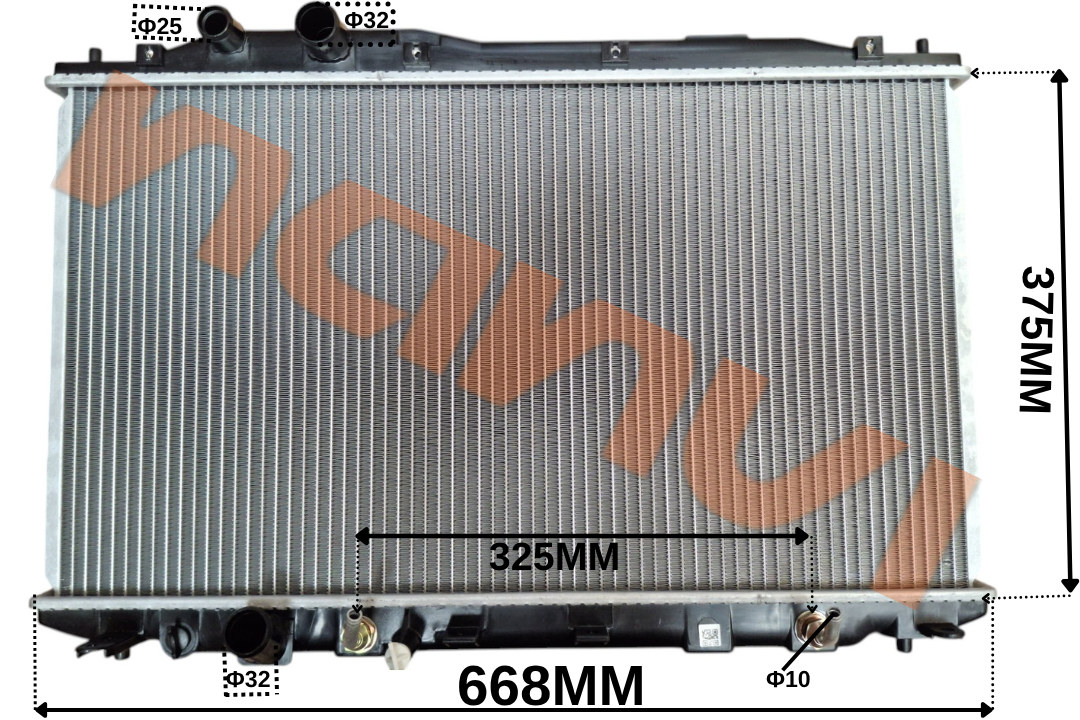 Radiador Honda Civic 05-11 ATM 2UND
