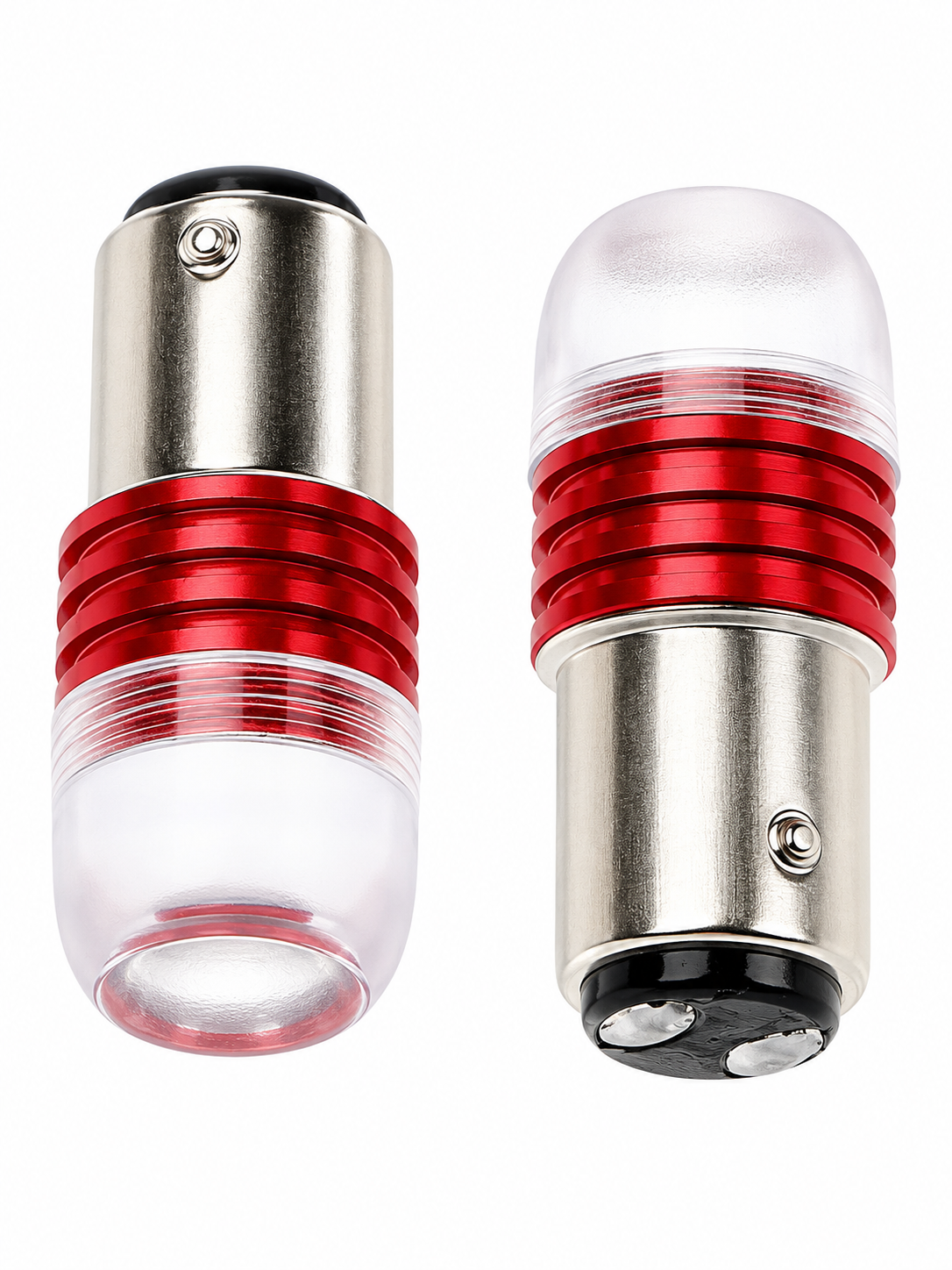Foco automotriz 3157, 12 V 2PZS LED Rojo