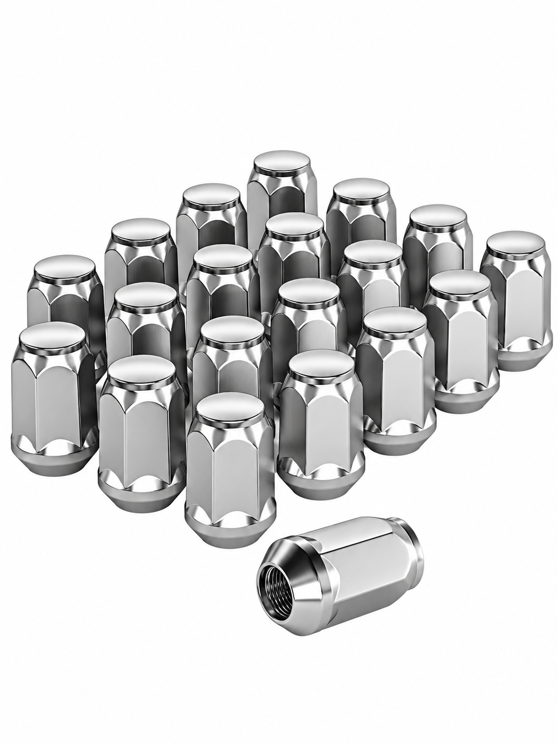 Tuercas cromadas 12X1.50MM 40PZS