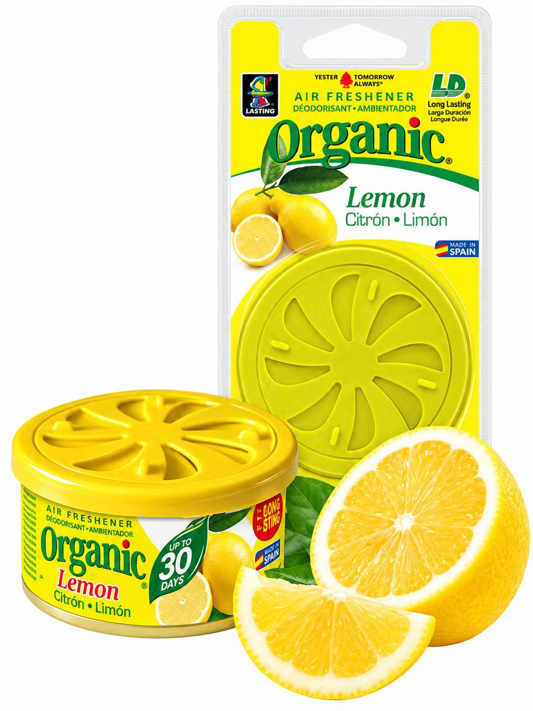 Aromatizante automotriz Air Freshener Organic Limon