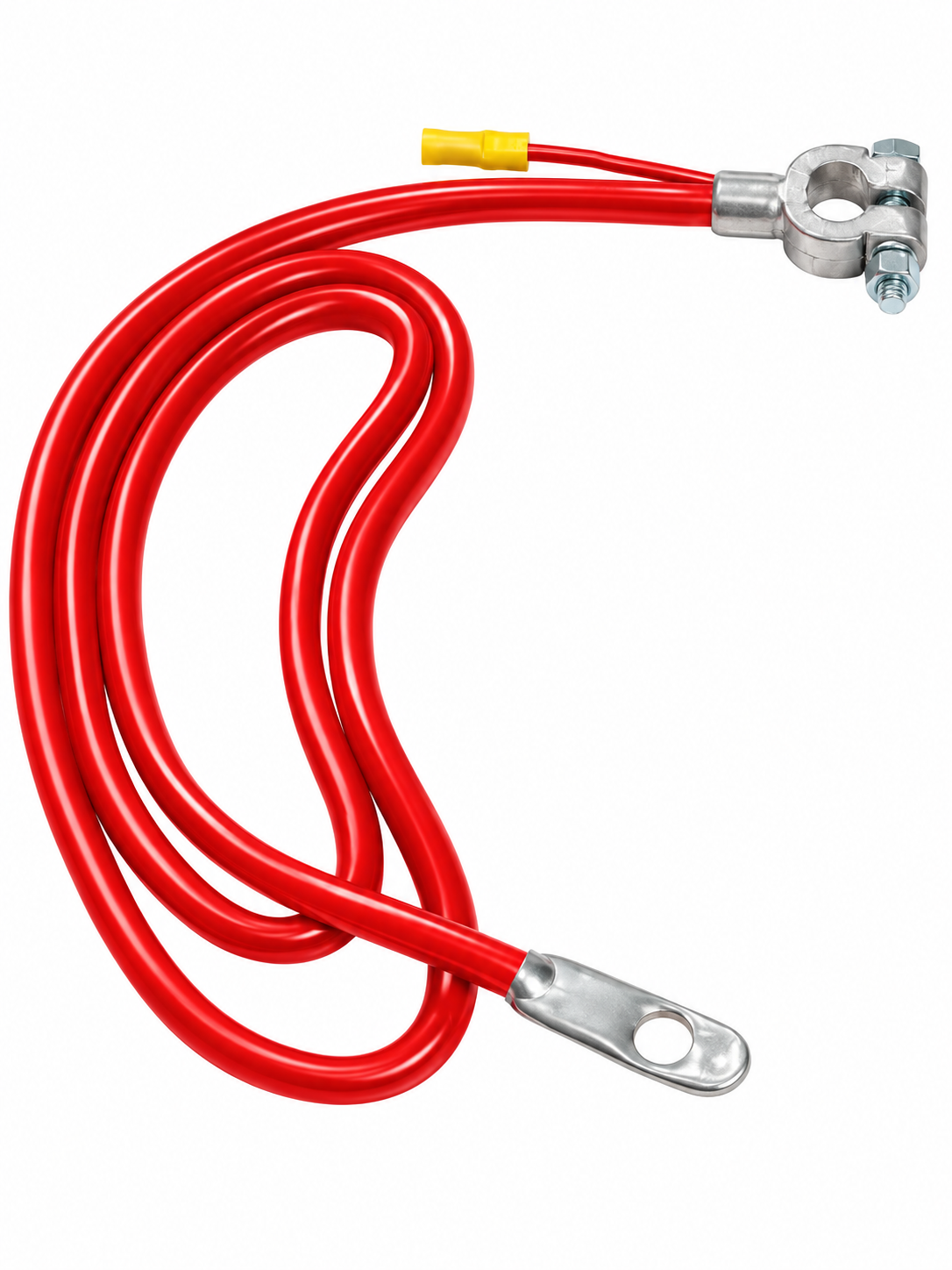 Cable Bateria 40" Rojo