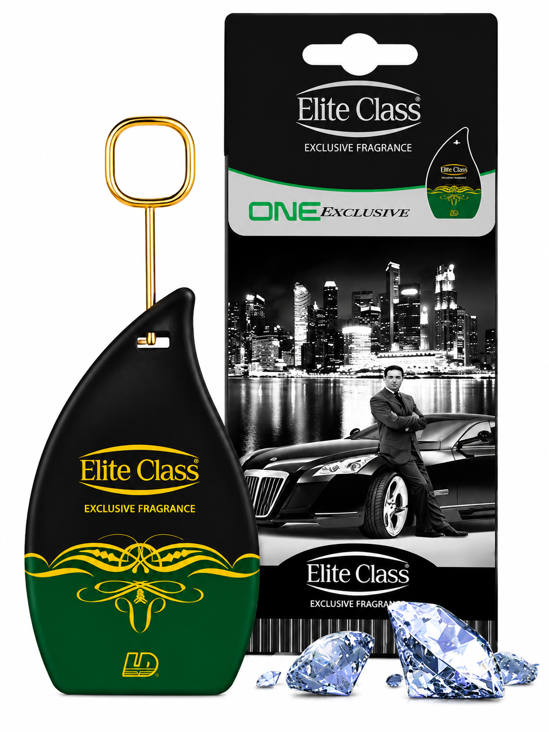 Aromatizante automotriz Elite Class celulósico One Exclusive