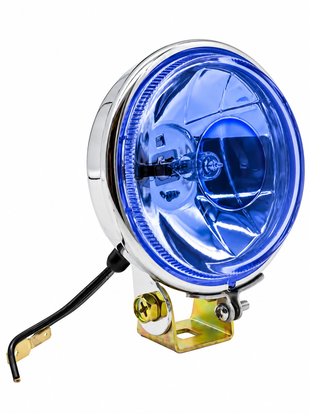 Lámpara halógena Circular Cromo 6-1.2'' Azul Super 4WD