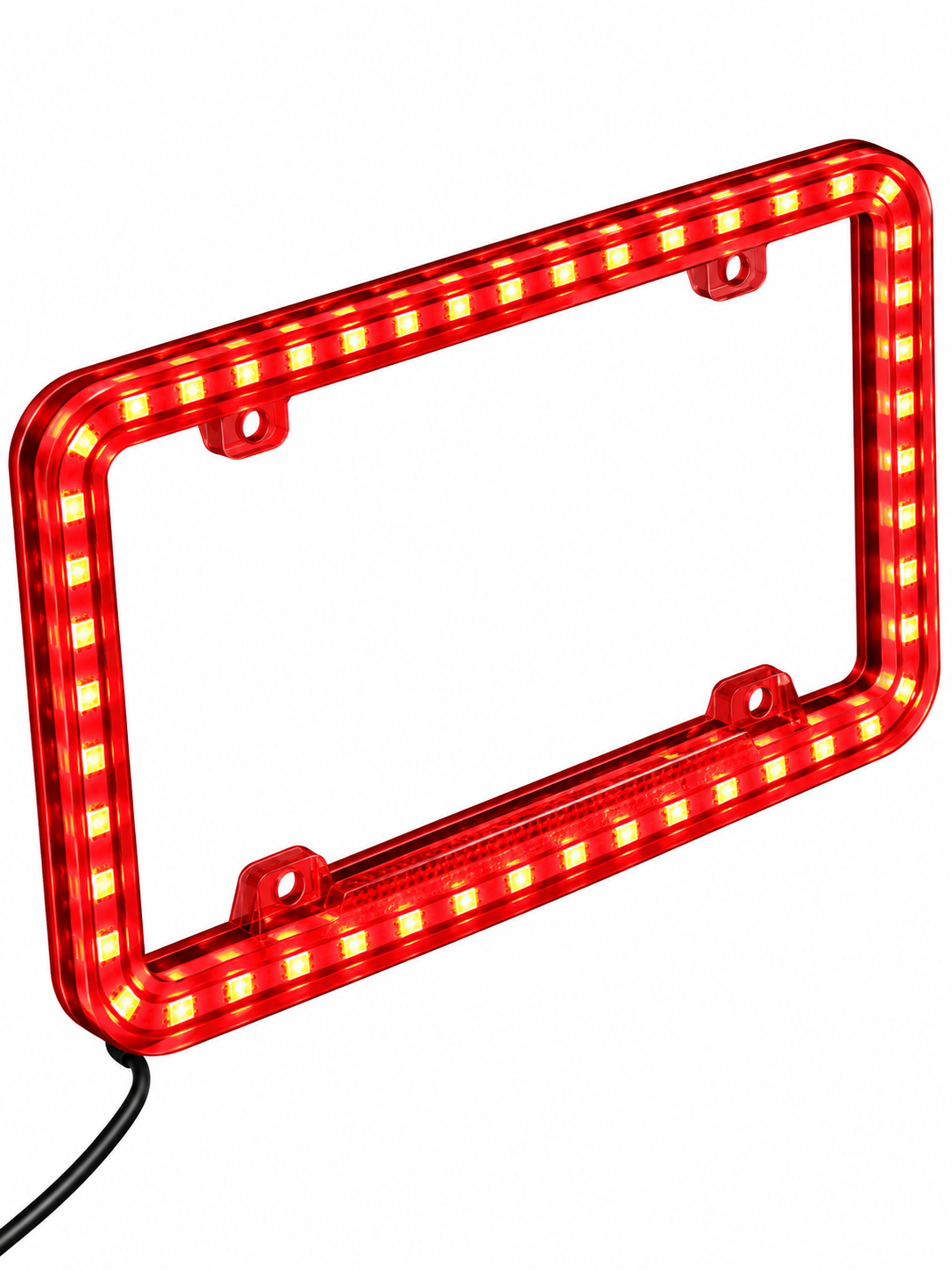Porta Placa para Toyota con LED Rojo