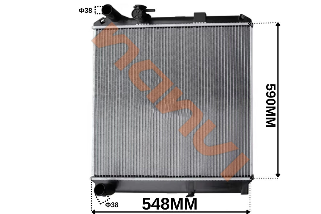 Radiador Isuzu Npr 4.8/4HF1 MT
