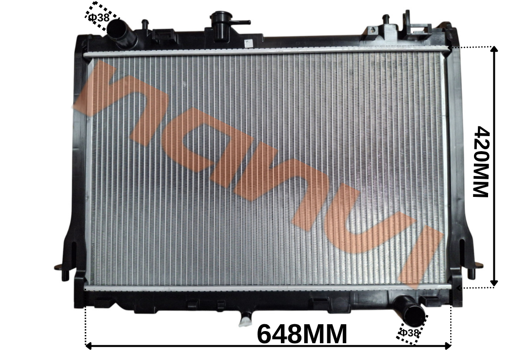Radiador Isuzu Dmax 12- 2.5L MTM