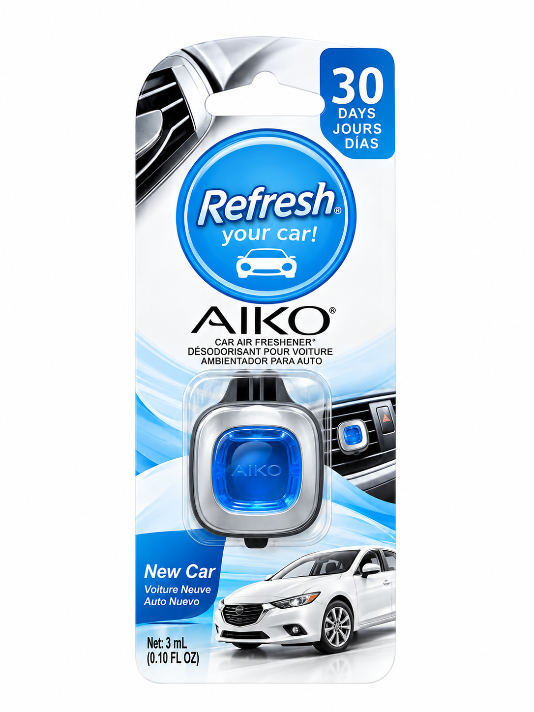 Aromatizante automotriz Air Car Blister Vent °F