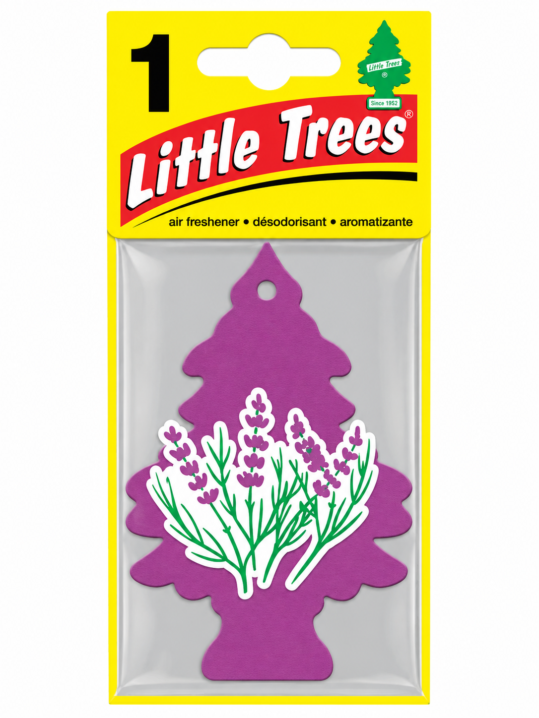 Aromatizante automotriz Little Box Vent Lavanda Blister