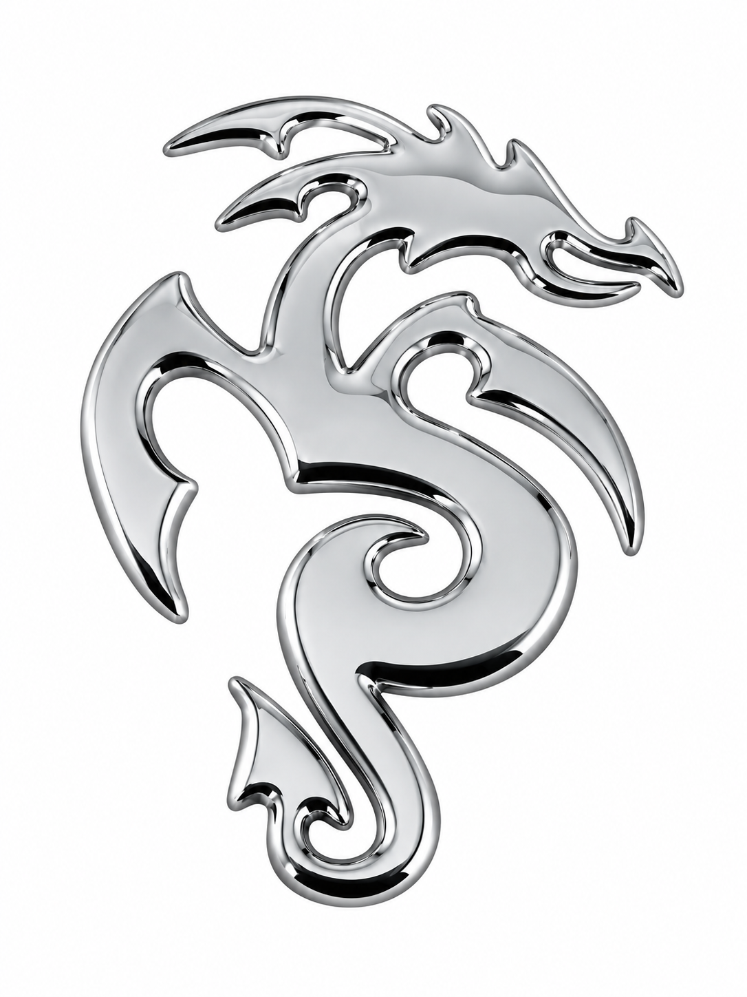 Emblema Cromado Dragon