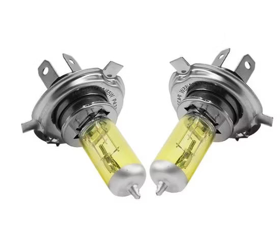 Bombillo halógeno H4 xenón amarillo 12V 100/90W