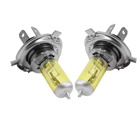 Bombillo halógeno H4 xenón amarillo 12V 100/90W