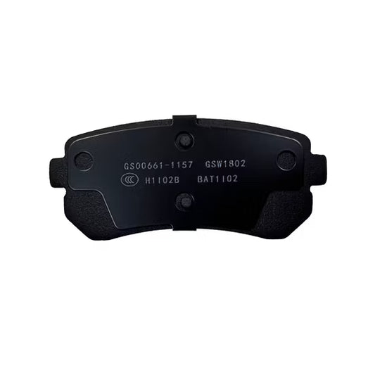 Pastillas de freno cerámica Hyundai Elantra 2009-2012 Tucson 2011 en adelante Accent 2006-2011 I30 2007 en adelante Kia Sportage 2011-2014 Forte 2010-2013 Rio 2006-2010 Trasera