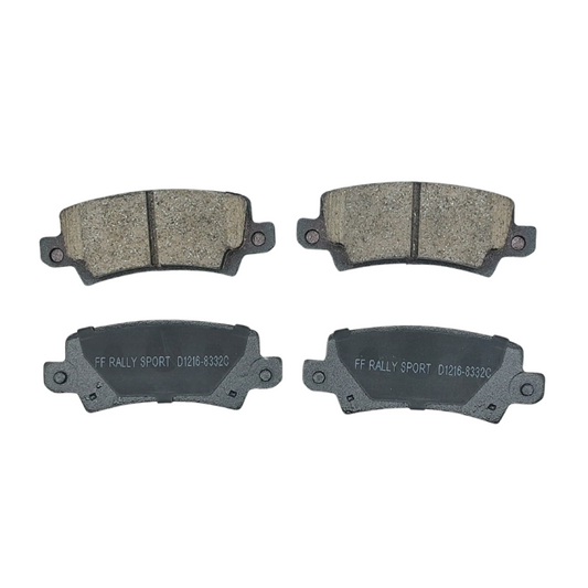 Pastillas de freno cerámica Toyota RAV4 2006 en adelante Matrix 2009-2010 Camry 2007 en adelante Pontiac Vibe 2009-2010 Trasera