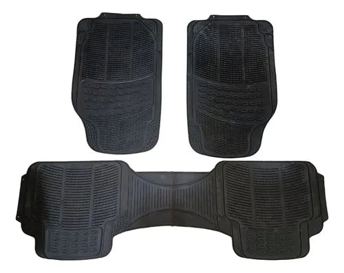 Alfombra universal para carro negra 3 piezas modelo 3006-3