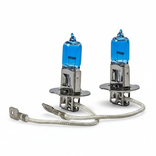 Bombillo halógeno H3 xenón azul 12V 100W