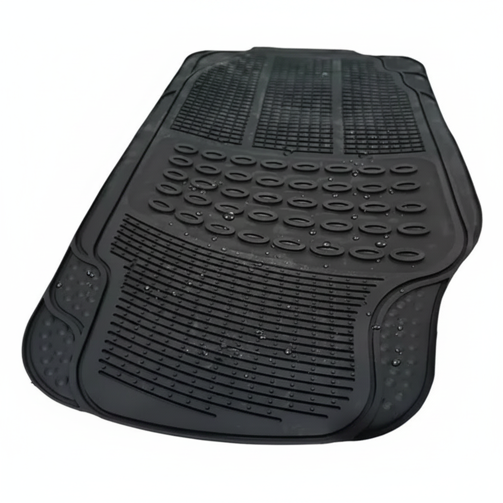 Alfombra universal para carro negra 1 pieza modelo 3040