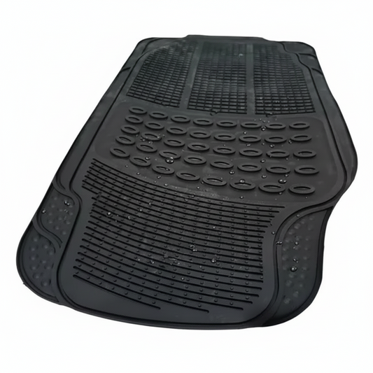 Alfombra universal para carro negra 1 pieza modelo 3040