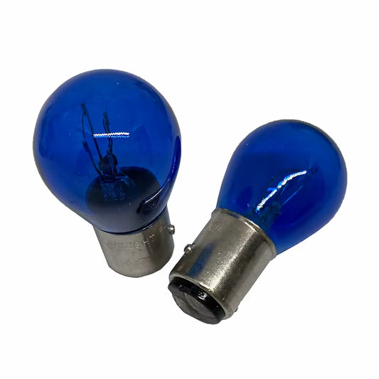 Bombillo halógeno S25 9 LED azul 1 contacto