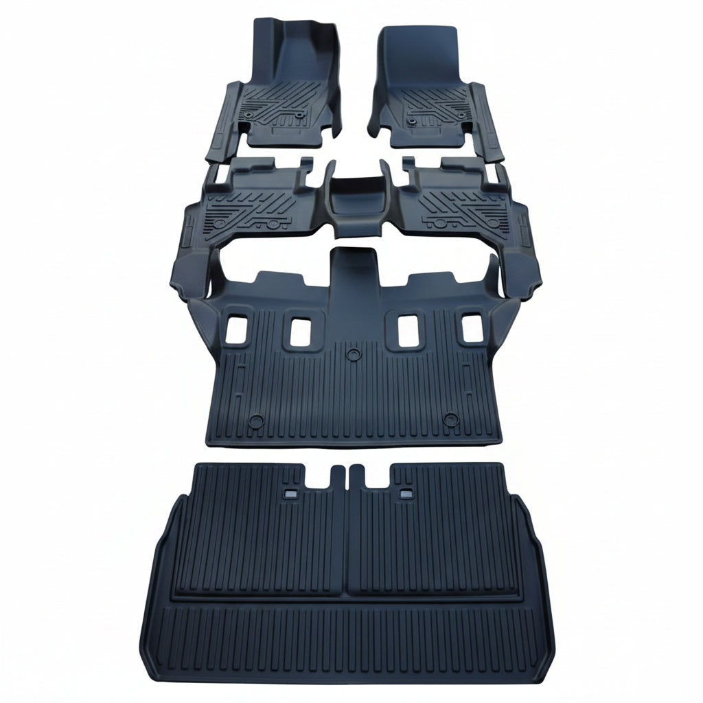 Alfombra de bandeja Toyota Land Cruiser Prado Luxury 2024 7 piezas 5D