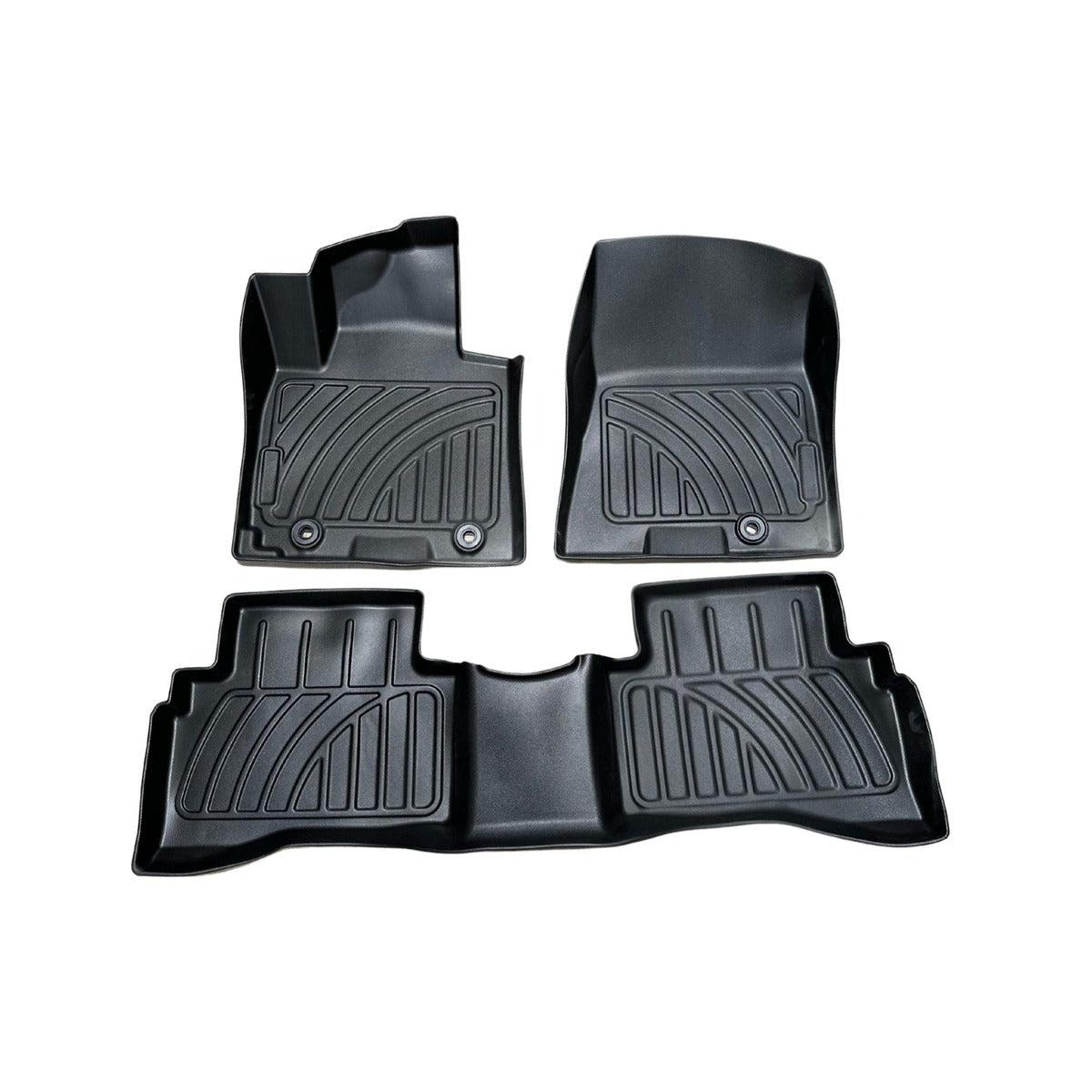 Alfombra de bandeja Hyundai Tucson 2016-2019 3 piezas 3D negra