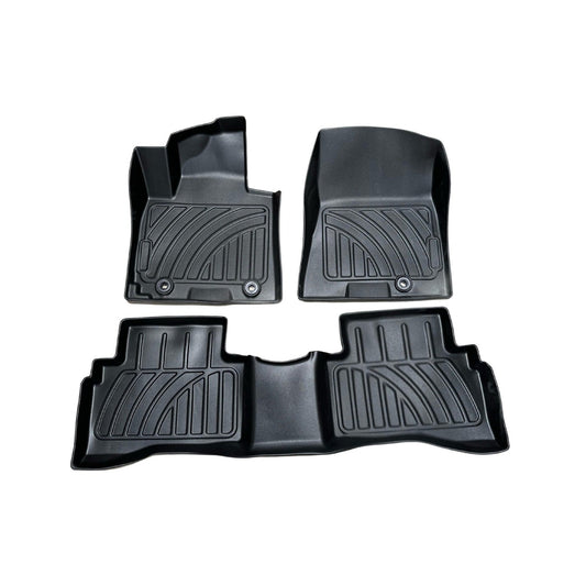 Alfombra de bandeja Hyundai Tucson 2016-2019 3 piezas 3D negra