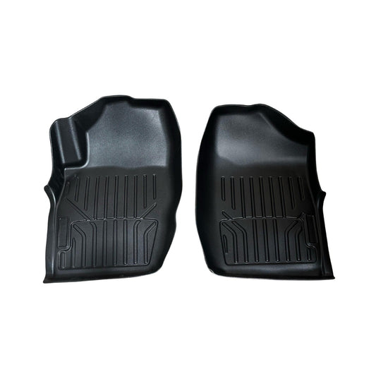 Alfombra de bandeja Nissan Navara 2008-2013 2 piezas 3D negra