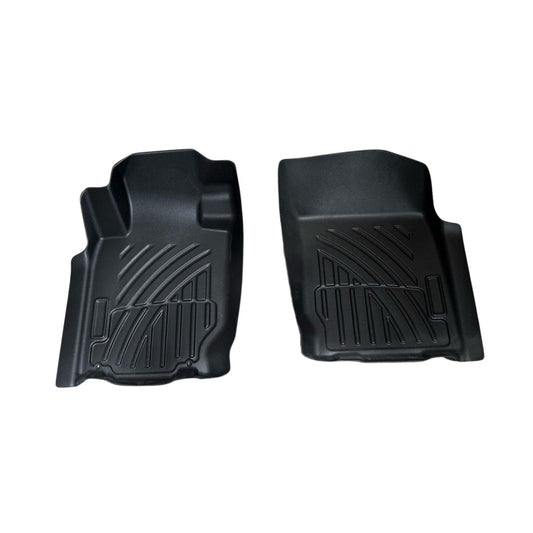 Alfombra de bandeja Mitsubishi Triton L200 2014-2022 2 piezas 3D negra