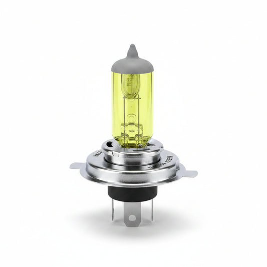 Bombillo halógeno H4 xenón amarillo 12V 100/90W