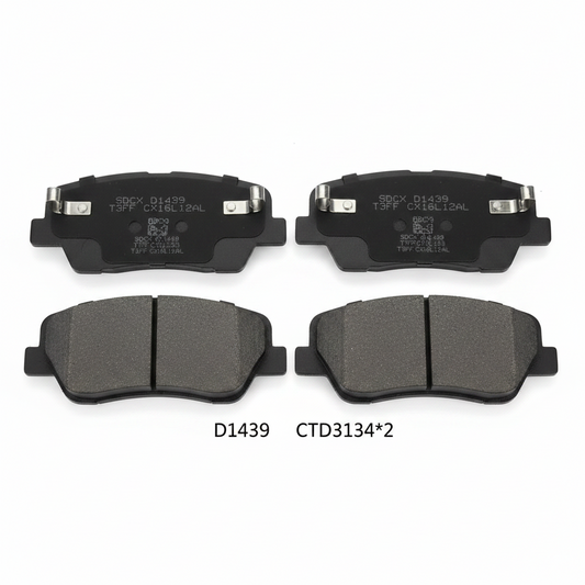Pastillas de freno cerámica Kia Sorento 2010 en adelante Sonata 2002 en adelante Hyundai Santa Fe 2010 en adelante Genesis 2009-2013 Trasera