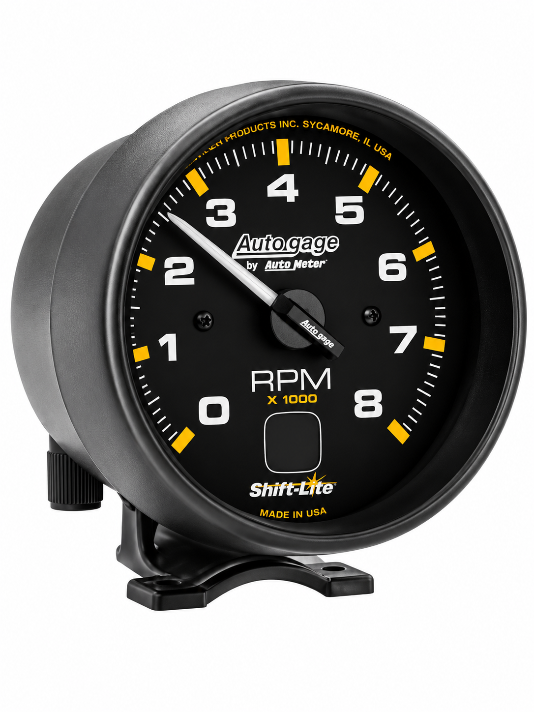 Tacometro 5 11K Rpm Caratula Negra