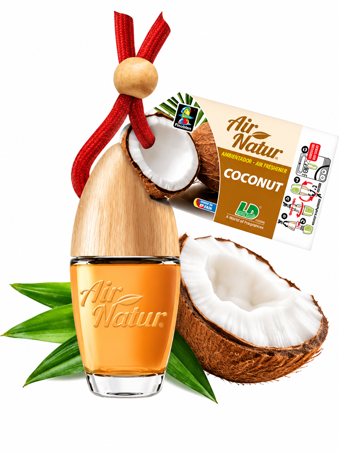 Aromatizante automotriz Air Natur Blister Botella Coco