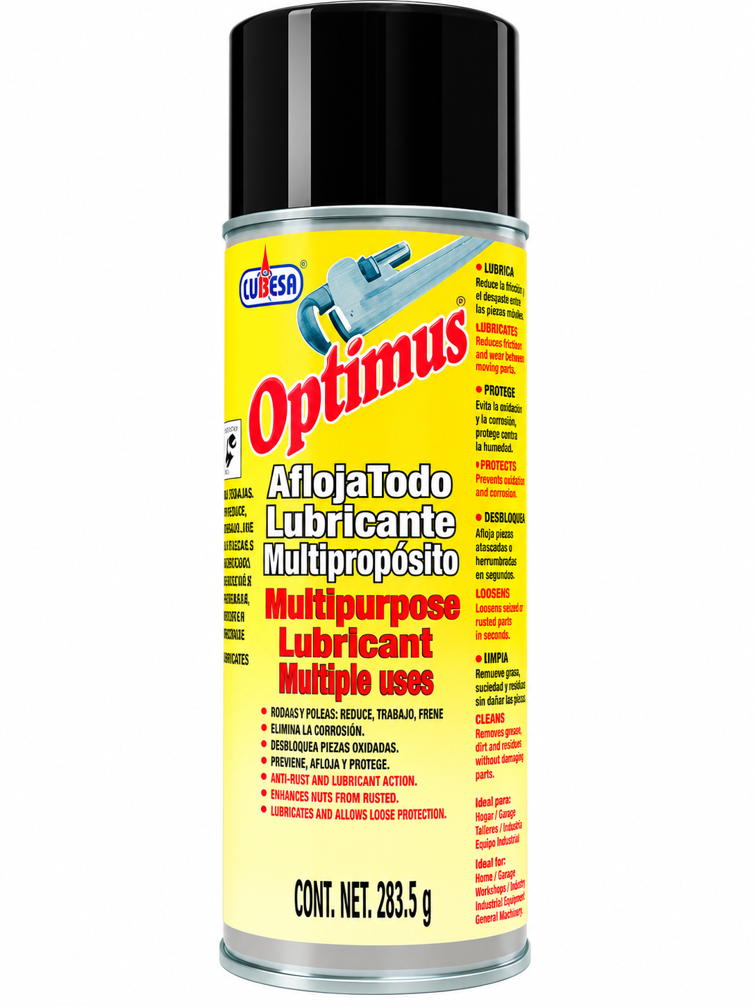 Aceite y lubricante automotriz Optimus Penetrante Afloja Todo CJ12