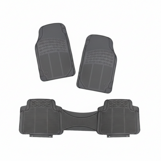 Alfombra universal para carro gris 3 piezas modelo 30385-3