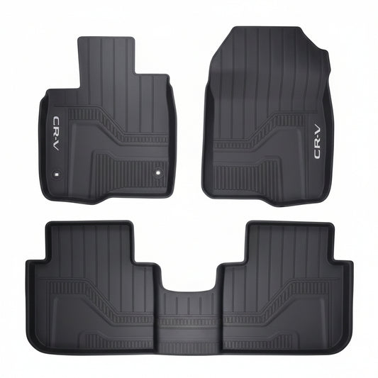 Alfombra de bandeja Honda CR-V 2023 3 piezas 5D negra