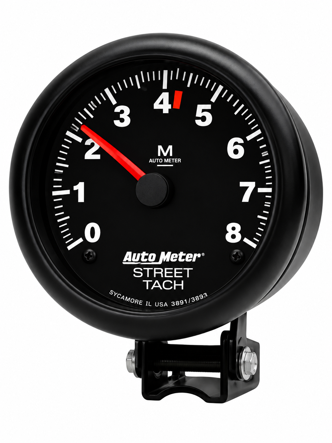 Tacometro 5 11K Rpm Caratula Negra